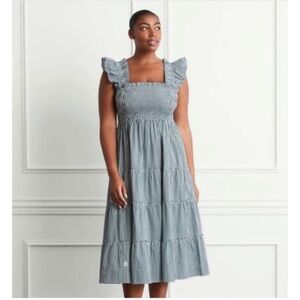 Hill House Home Nap Dress Emerald Gingham XS